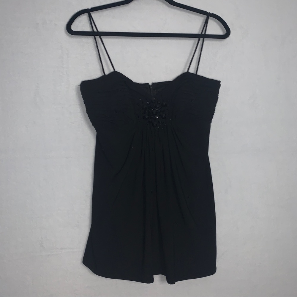 Fancy little black top for a night on the town!